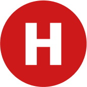 The letter H