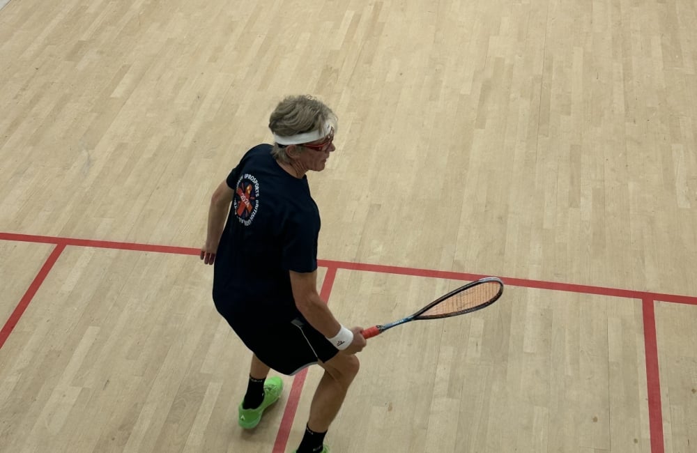Tim Luker in action