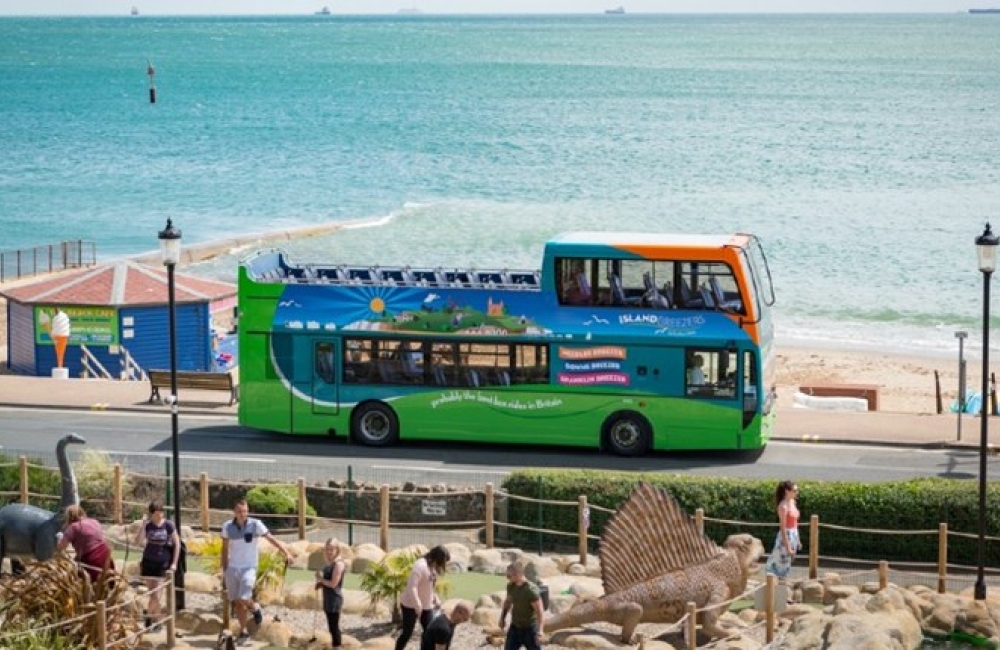 bus at shanklin