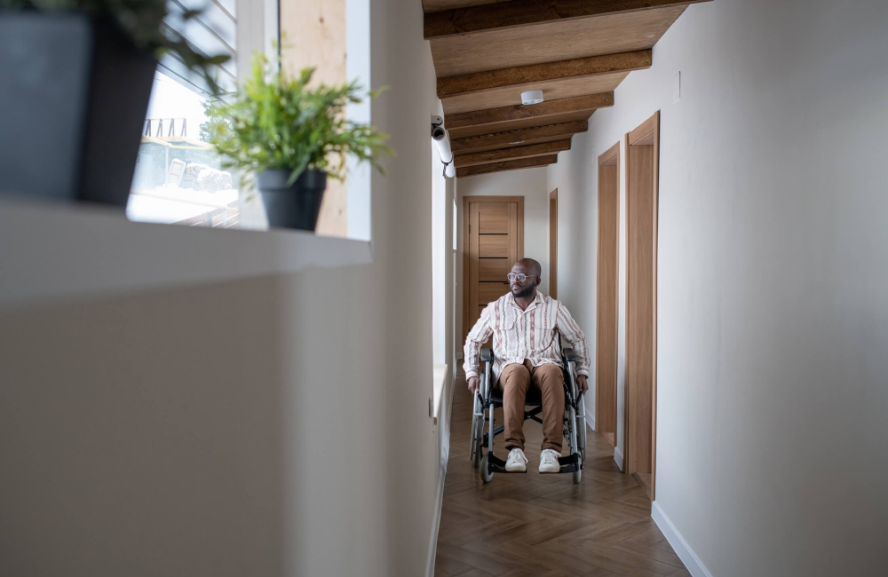 Man in wheelchair 