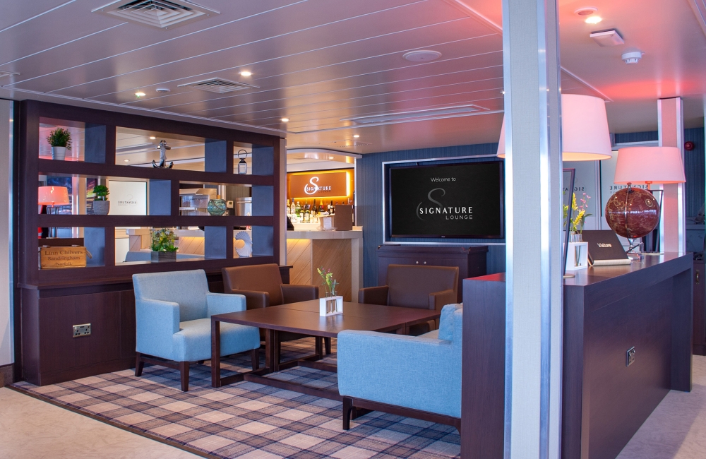 Interior seating area