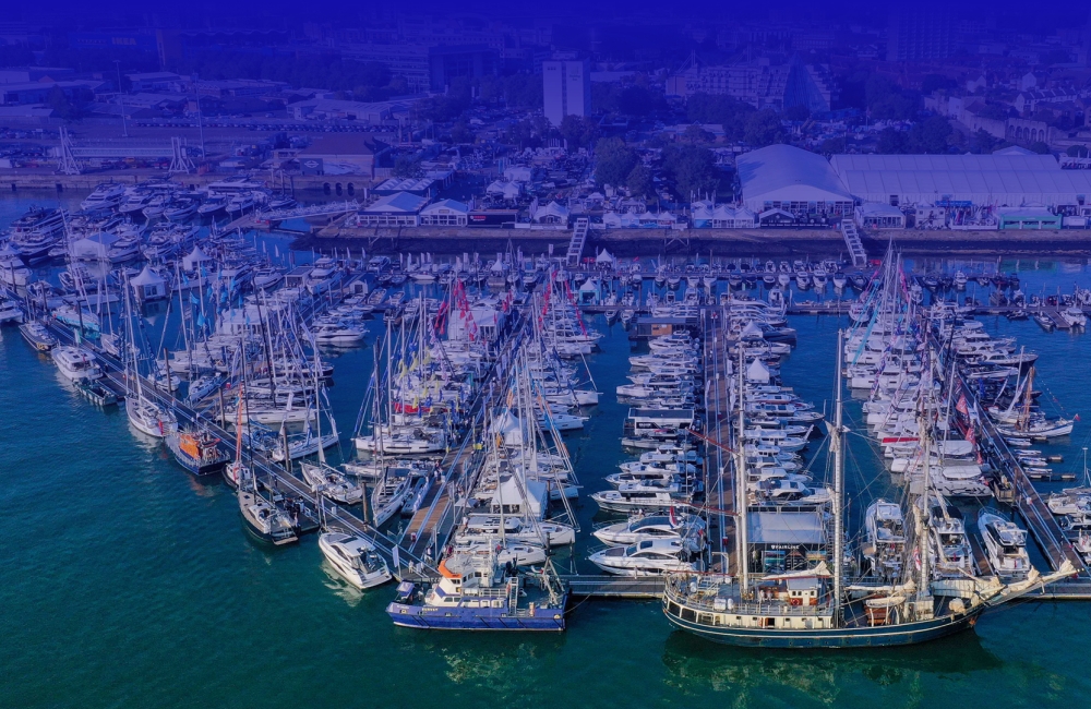 yachts in the marina