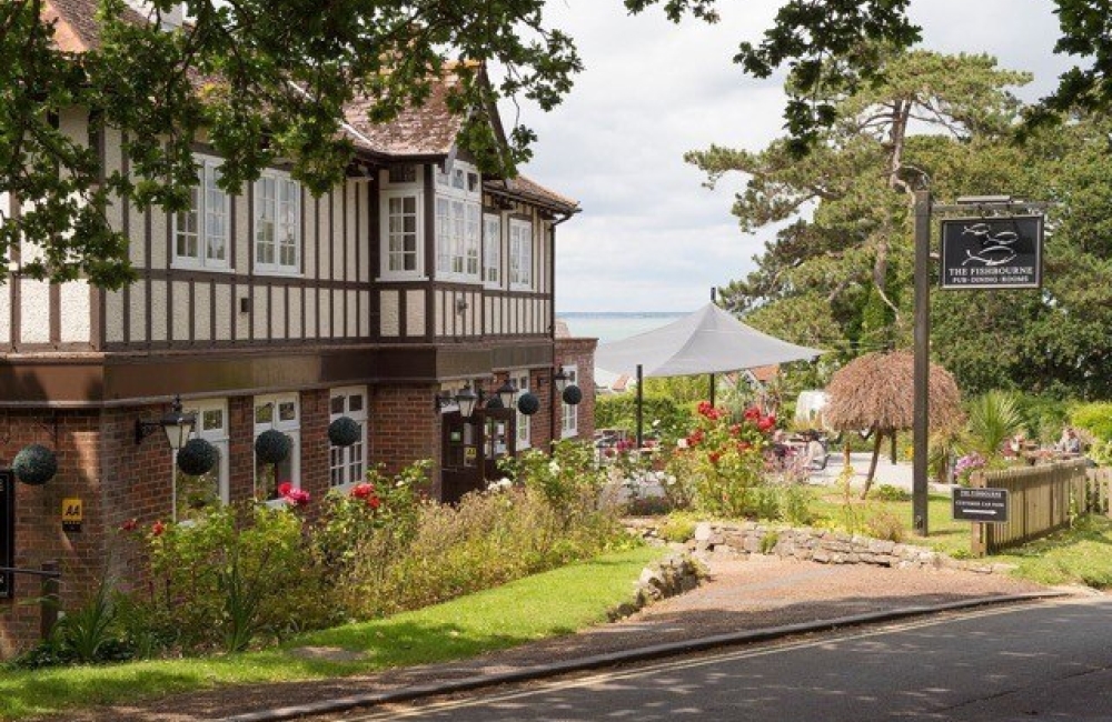 The Fishbourne exterior front entrance