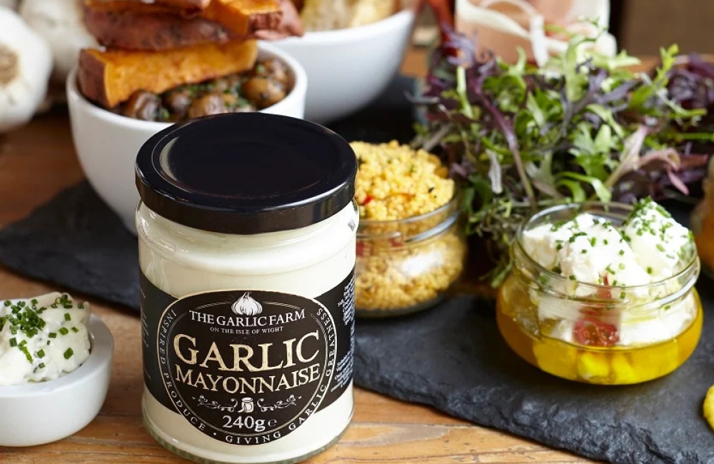 jar of garlic farm mayonnaise