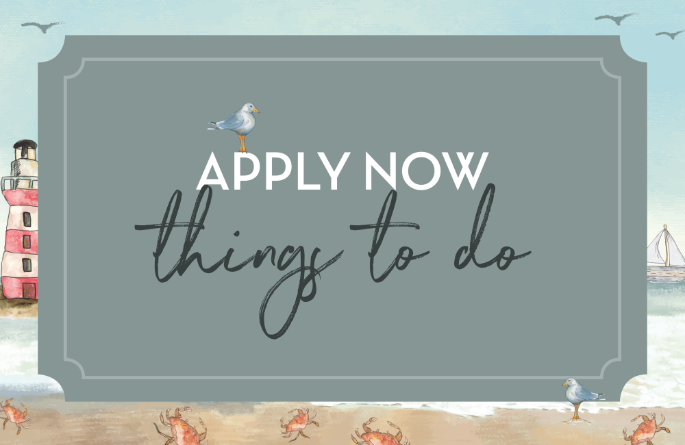 APPLY NOW THINGS TO DO