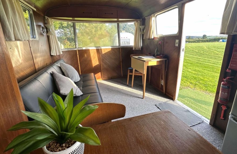 Bing airstream living area