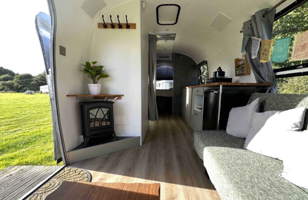 Freya airstream living area