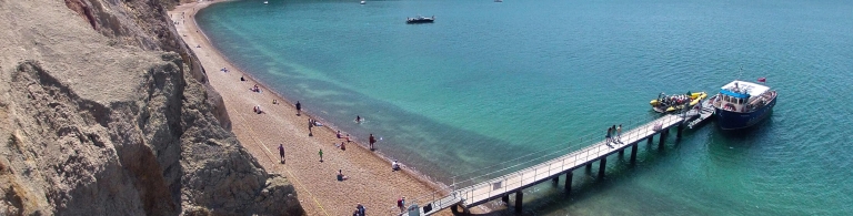 Alum Bay Beach 