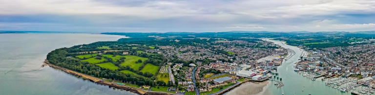 East Cowes aerial image 