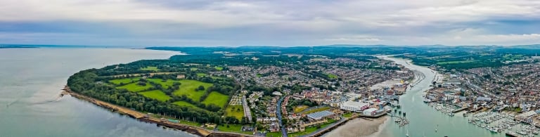 East Cowes aerial image