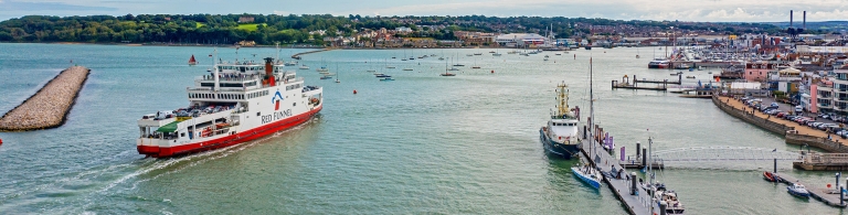 Aerial Image of the ferry