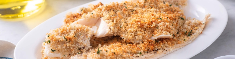 Breaded fish