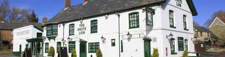 White Lion pub exterior 