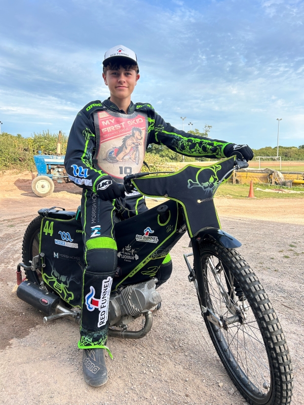 Charlie southwick on his bike