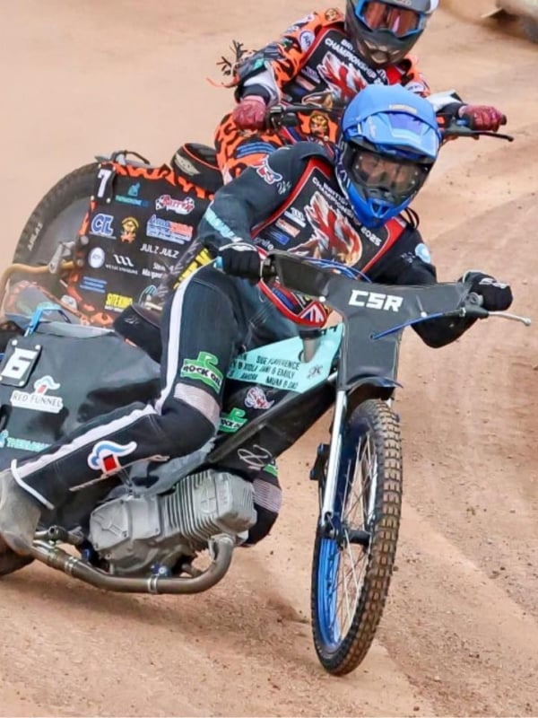 Charlie southwick on his bike