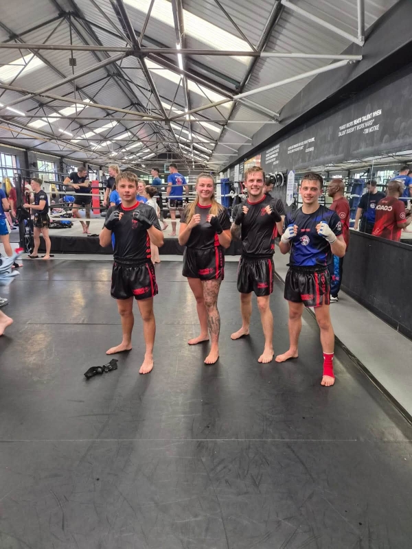 IOW Panther Kickboxing club at event