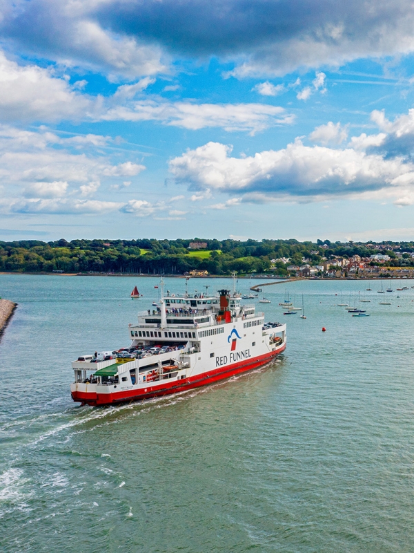 Aerial Image of the ferry