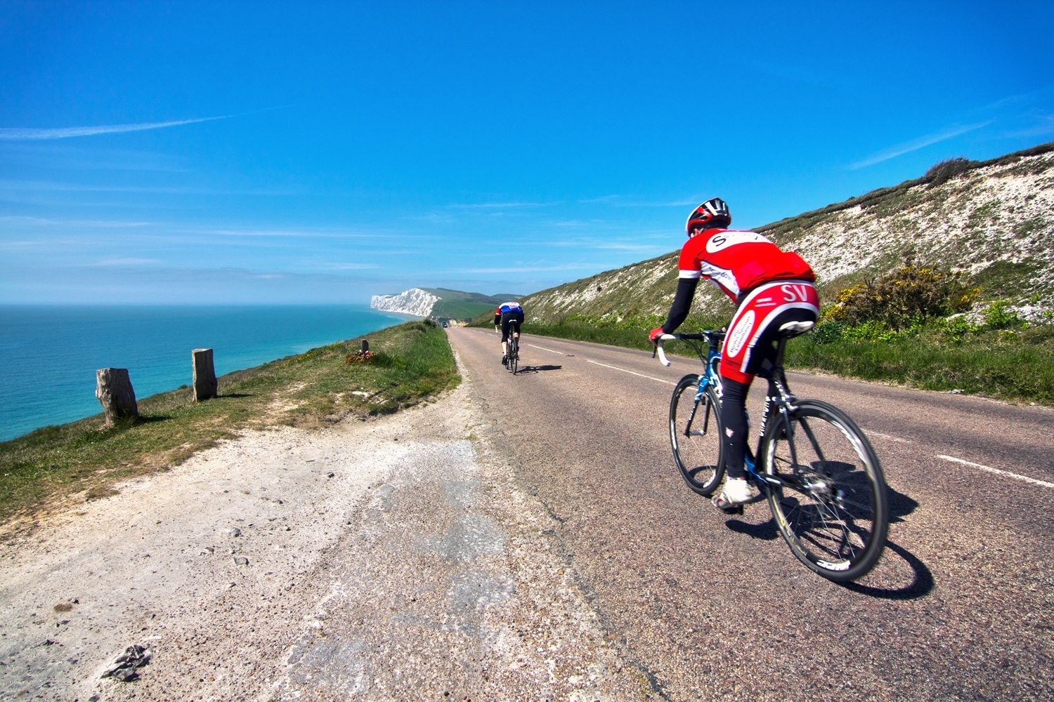 cycling on road