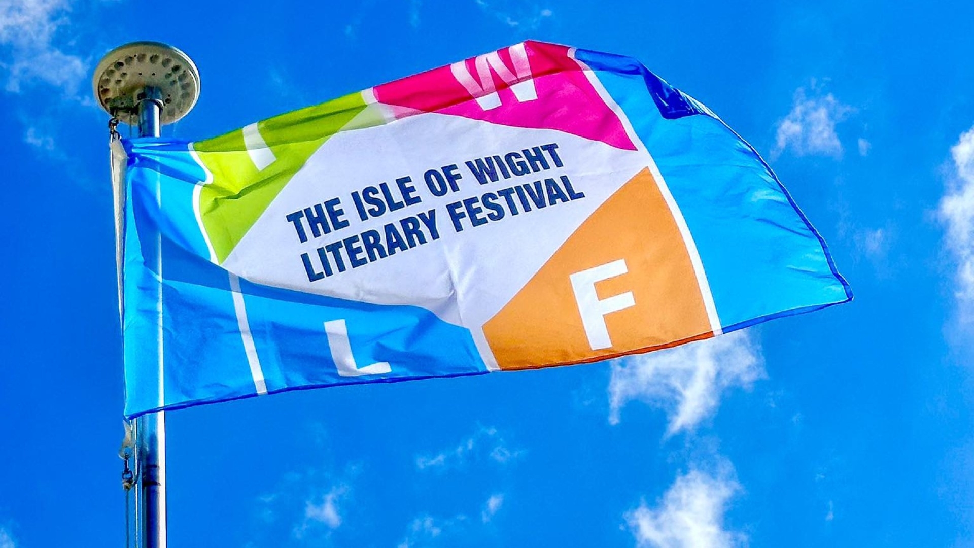 isle of wight literary festival flag