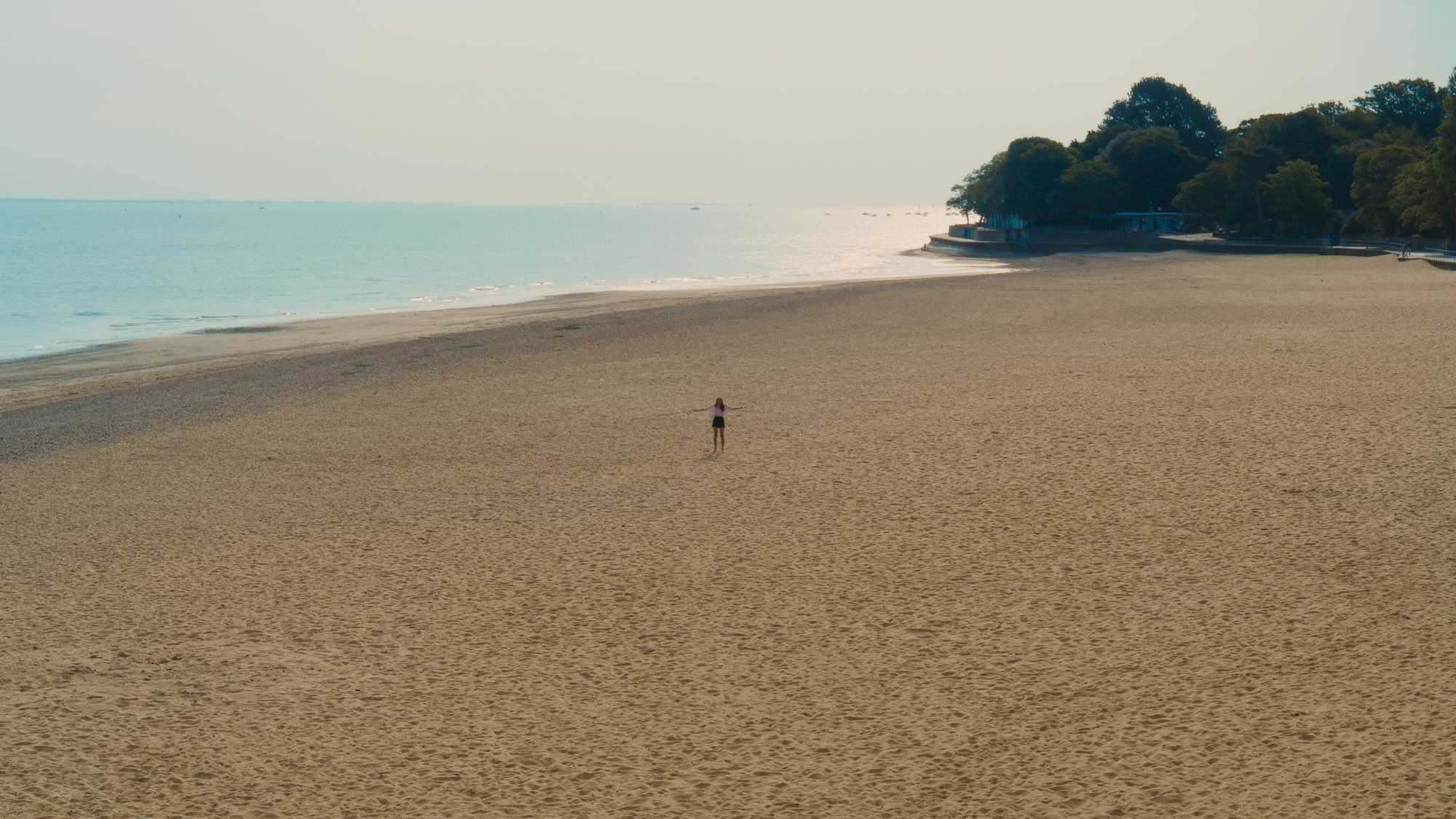 beautiful quiet beach