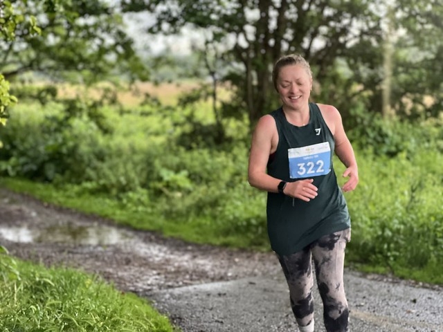competitors running in countryside