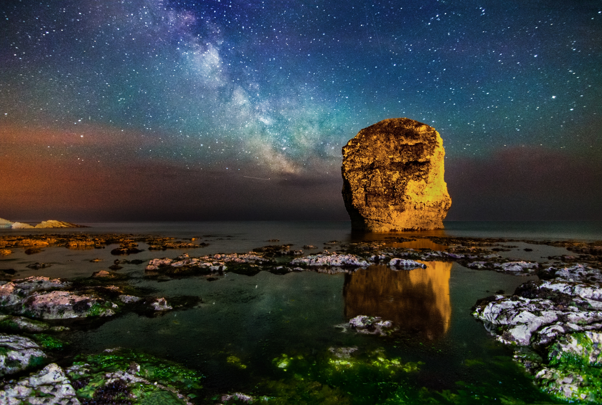 Milky Way over Stag Rock, Freshwater Bay