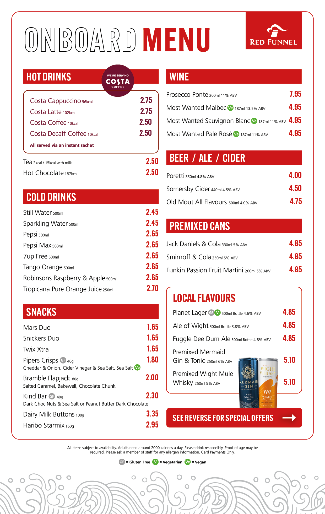 Hi-Speed Menu