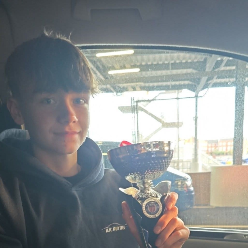 Jack with this trophy