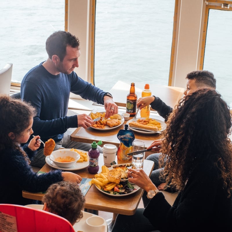Food and drink on board the ferry