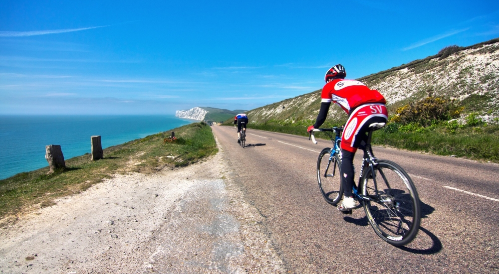 cycling on road