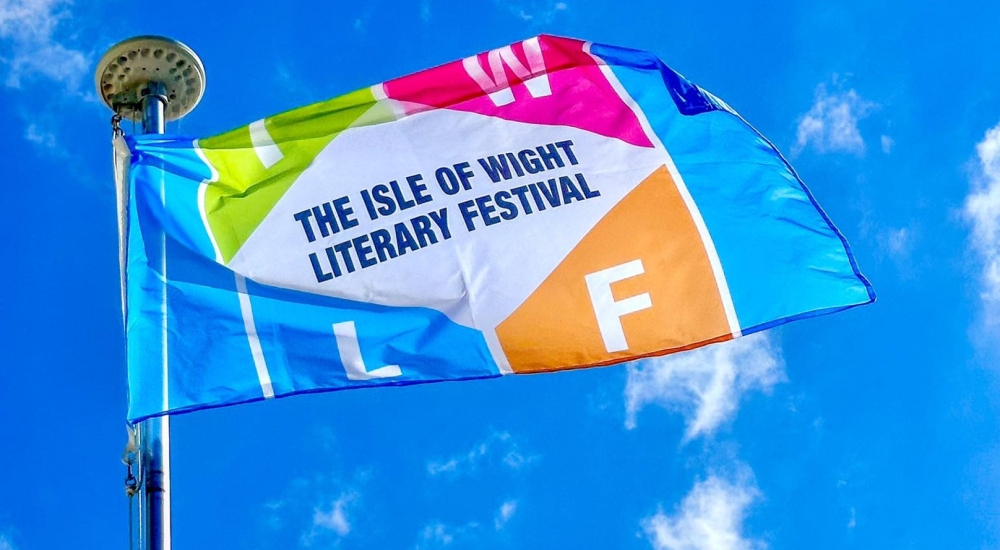 isle of wight literary festival flag