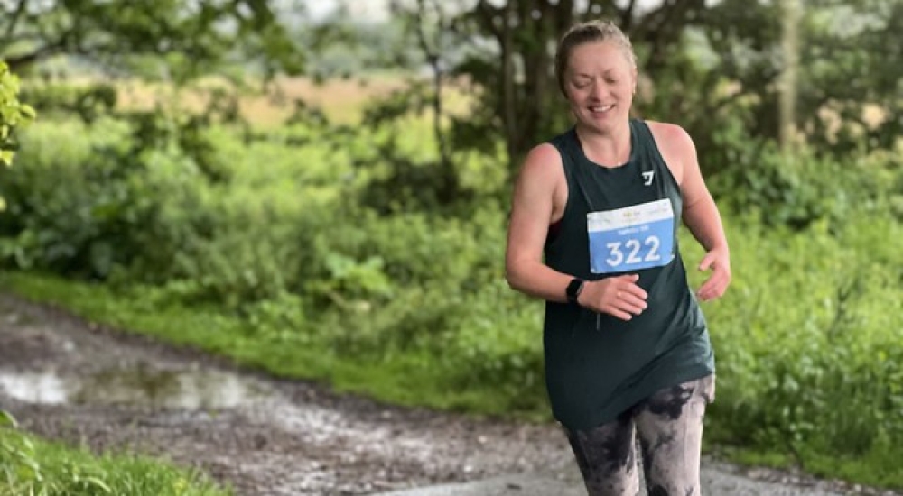 competitors running in countryside