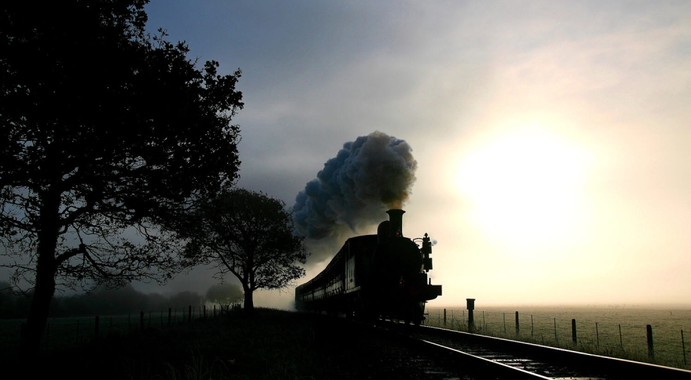 Steam Train silhouette