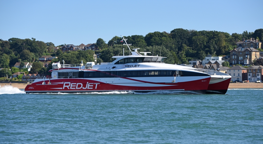 red funnel vessel