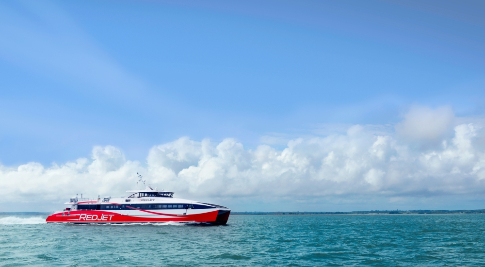 red funnel vessel