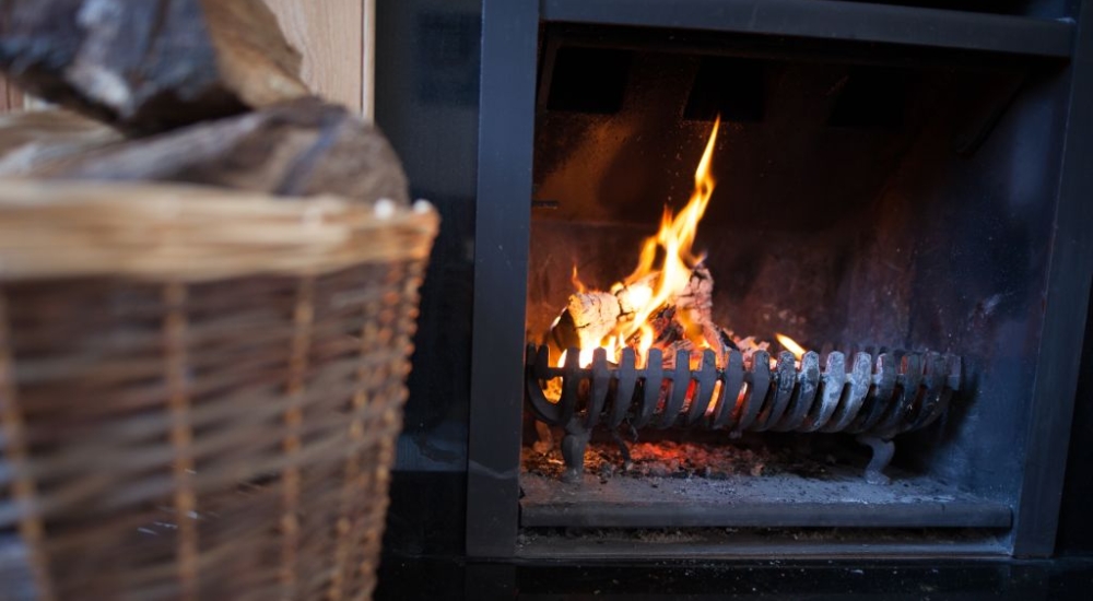 Sea View Cottage fireplace