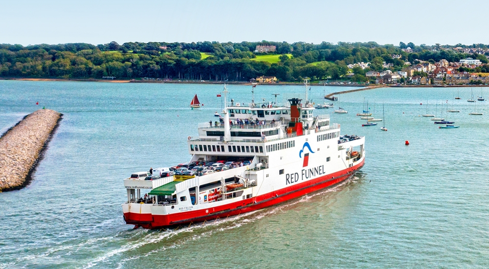 red funnel vessel