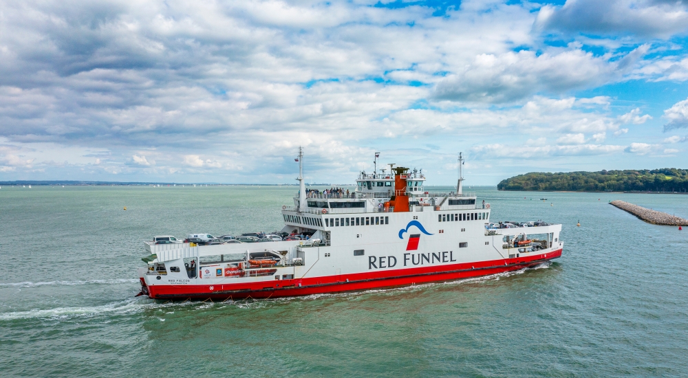 red funnel vessel